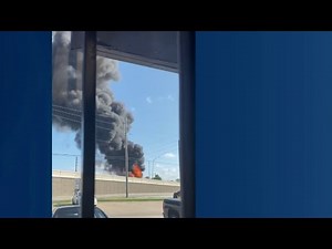 Massive Fuel Tanker Crash Causes Explosion; Firefighter Hospitalized