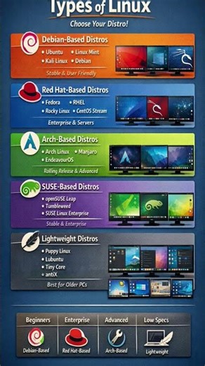Classification of Linux Distributions