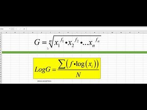 Media Geométrica Para Datos Agrupados