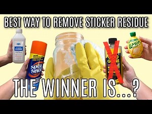 How to REMOVE STICKER RESIDUE from ANYTHING without damaging!