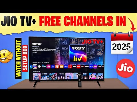 All Free Live TV Channels on Jio TV Plus 2025 | No Set-Top Box Needed!