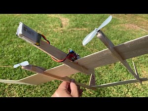 Balsa glider with Flite Test EZ Power Pack