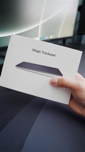 Apple Made This Too Satisfying 😮‍💨🍎 | Apple Magic Trackpad Unboxing #asmrtech