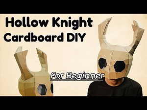 Hollow Knight Helmet Craft DIY – Step-by-Step Build Using Printable Template