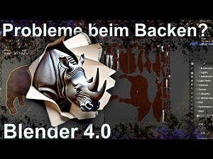 Fehleranalyse und Lösungen beim Backen in Blender 4 - Ein Praxisbeispiel