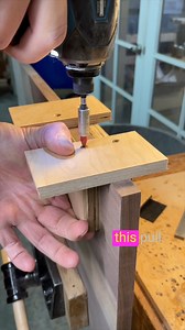 Installing flush-inset edge pulls. #woodworking #reels #furnituremaker #maker #woodshop #tools | Boundary Fog Furniture