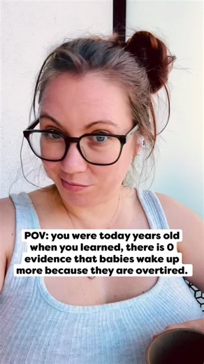 The internet has everyone terrified of their baby being overtired, when in fact most sleep struggles I come across are because babies are made to sleep longer than they physically can. Babies under 6 months tend to on average only sleep for 9 to 10 hours overnight, and babies over 6 months sleep slightly longer with around 10 - 11 hours. That is if you have an average sleep needs baby. If you have a lower sleep needs baby or a higher sleep needs baby, then that whole “guide” goes out the window.