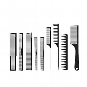L3 Carbon Comb Set - Professional Salon and Barbershop Quality - Barbers and Hair Stylist