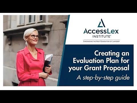 Creating an Evaluation Plan for Your Grant Proposal