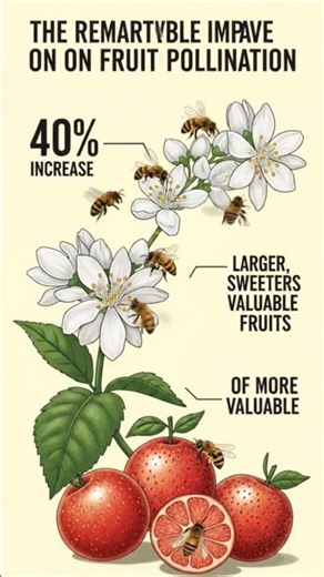 5 Seconds of Bees = Farm Profit Boost 🐝#beekeping #farmincome #honeybee #organicfarming #guavafarm