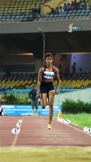 Sherin doesn't just jump, she flies | Federation Cup | #jumps #athletics #india #sports