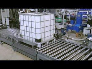 IBC (Intermediate Bulk Container) filling machine automatic big bucket filler