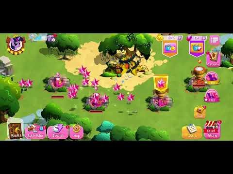 Collecting the Magic shards from the element of magic (MLP: Magic Princess)