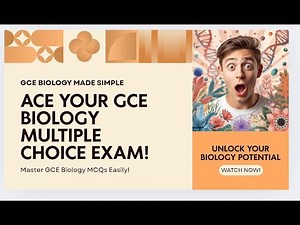 BIOLOGY FULL PAPER 1 GCE 2025
