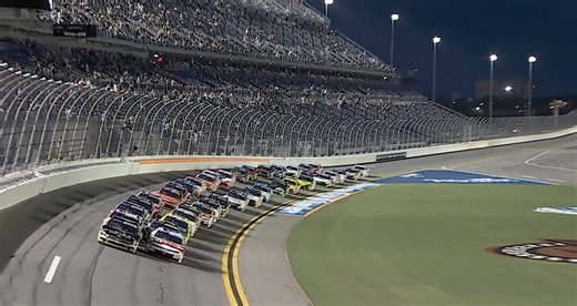 Xfinity Series race gets underway on high banks of Daytona