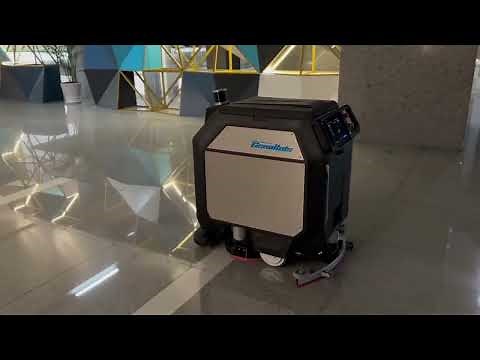 Superior cleaning performance of robotic scrubber L50