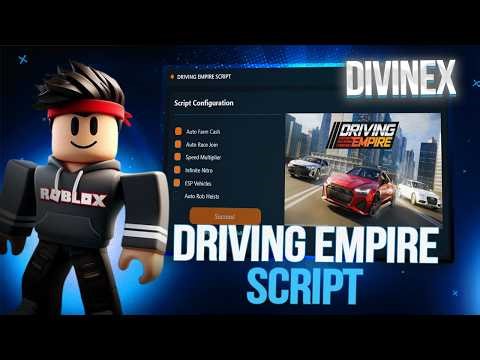 DRIVING EMPIRE SCRIPT! AUTO FARM MONEY, FAST SPEED, ESP & MORE | ios/android/pc