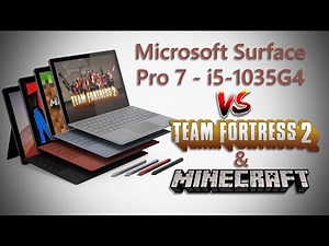 #Microsoft #Surface Pro 7 review & benchmarks (#Minecraft + #TF2)