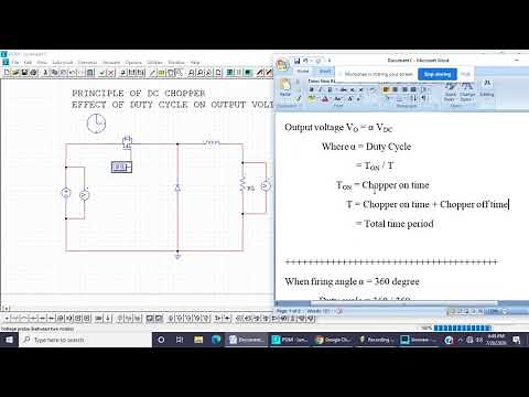 PSIM : Simulation of DC Chopper