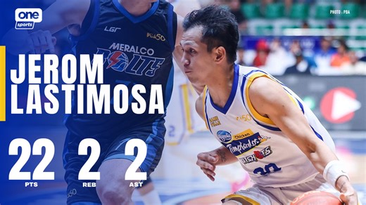HOTSHOT JEROM 🔥 Despite a close loss against Meralco, Jerom Lastimosa stepped up big for Magnolia with 22 points, two rebounds, and two assists in the PBA Season 50 Philippines Cup! #PBA50 #PBA50LID22 | One Sports