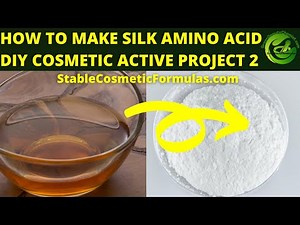 HOW TO USE SILK AMINO ACID POWDER - PROPER WAY TO MAKE SILK AMINO ACID LIQUID -DIY COSMETIC ACTIVE 3
