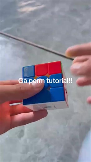Here's a tutorial on how to execute the Ga perm with proper finger tricks #fyp #rubikscube #tutorial #weilongv11