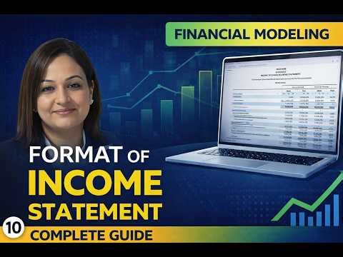 Income Statement Format in Excel | Financial Modeling for Beginners