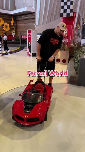 You just kow the Big Baller had to stop by Ferrari World on his way to Abu Dhabi #bbb #bigballerbrand #ferrariworld