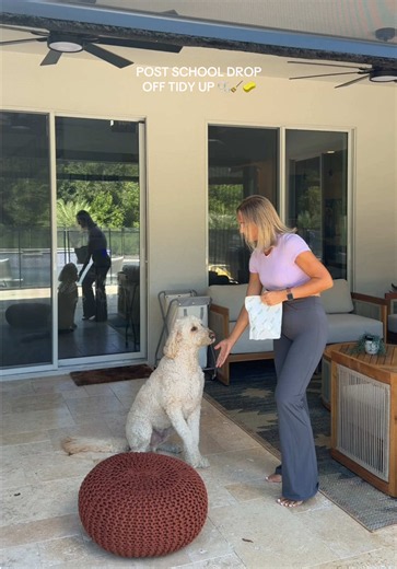 Post School Drop Off Tidy Up: Quick Morning Houseclean Routine