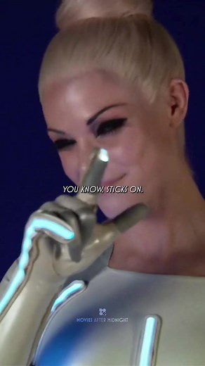 #BeauGarrett as ‘Gem’ in #TronLegacy showing us how the outfits work. 👌🔥 - The suits worn by the actors proved to be problematic on set. Every single one of them was fitted with a small lithium battery that powered the circuitry for the embedded light strips, but each battery only lasted 12 minutes. In order to maximize the output, the light strips had to be switched on right before each take and turned off immediately afterwards. The circuitries inside the suits were also very fragile, so the