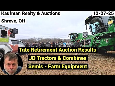 Auction Results - Tate Farm Retirement Auction -JD Tractors | Combines | Equipment - 12-27-25