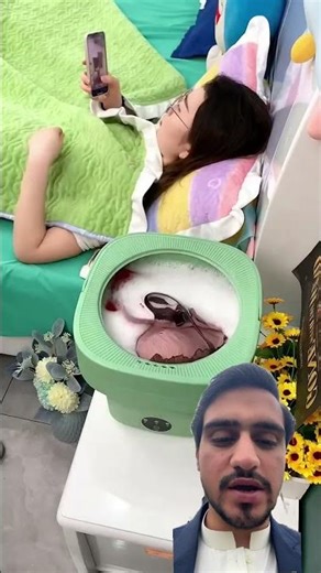 #smartgadgets #goodthing #smartdevices washing machine #sandmentcrushing #experimnent ￼