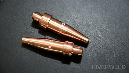 RIVERWELD 3-101 Size 0 VICTOR Torch Acetylene Cutting Tips