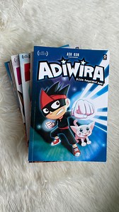 Komik Adiwira oleh Ash Kun ada 6 jilid buat masa ini ditambah dengan 2 siri “crossover” Ultra Qalif x Adiwira. #komik #komikm #komikmalaysia #malaysiamembaca #anakmudamembaca #rakPTS #adiwira | Komik-M
