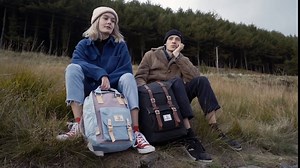 Wimbledon Backpack (Black with Tan M)
