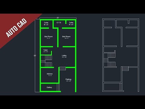 25 X 50 House Plan || Auto CAD || House Plan in AutoCAD || AutoCAD Civil Drawing