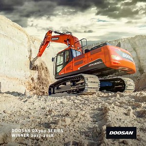 18K views · 474 reactions | We couldn't be happier! Our DX300 series was awarded the Lowest Cost of Ownership 2018 award but don't worry, we won't fall asleep on the laurels and will continue to make your life efficient ad economic. Find more about Doosan models: https://goo.gl/UYmMzq | Develon Europe | Facebook