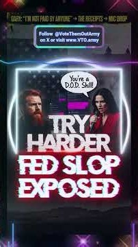 TRY HARDER!🔥Gary's FED SLOP Exposed Song | Satirical Dis Track (Shout out to the Candace Owens Army)