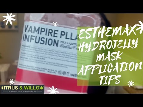 Tips on using and applying Esthemax Hydrojelly Mask