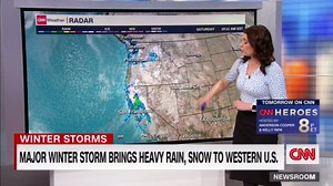 Major winter storm brings heavy rain, snow to western US
