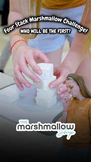 The Marshmallow Shop | STACK’EM CHALLENGE 🍬 How High Can You Go? Think you’ve got the skills to beat the STACK’EM challenge? ⏱️ Stack marshmallows as high as you... | Instagram