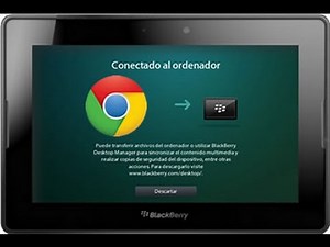 Instalar apps a blackberry playbook desde google chrome