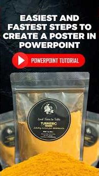 Easiest & Fastest Steps to Create a Poster in PowerPoint | Beginner's Tutorial