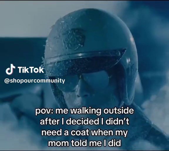 It’s just a little cold. 🥶🤣 #snowstorm #freezing #freezingweather #memestiktok #memesdaily #winterishere #coldweather