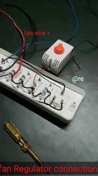 fan Regulator wiring
