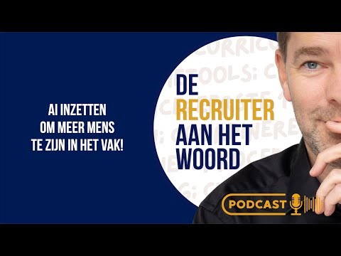 #29 - AI inzetten om meer mens te zijn in het vak!