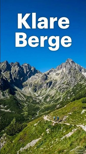 High Tatras 🏔️ | The clearest high mountains in Europe