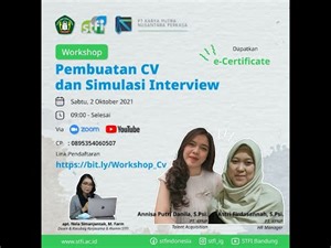 [WEBINAR] Workshop - Pembuatan CV dan Simulasi Interview | STFI Bandung