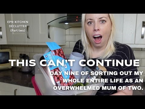 Extreme Kitchen Declutter: Overwhelmed mum. Change my life one room at a time! Declutter with me.