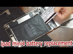 ipad mini4 のバッテリー交換方法途中まで battery replacement